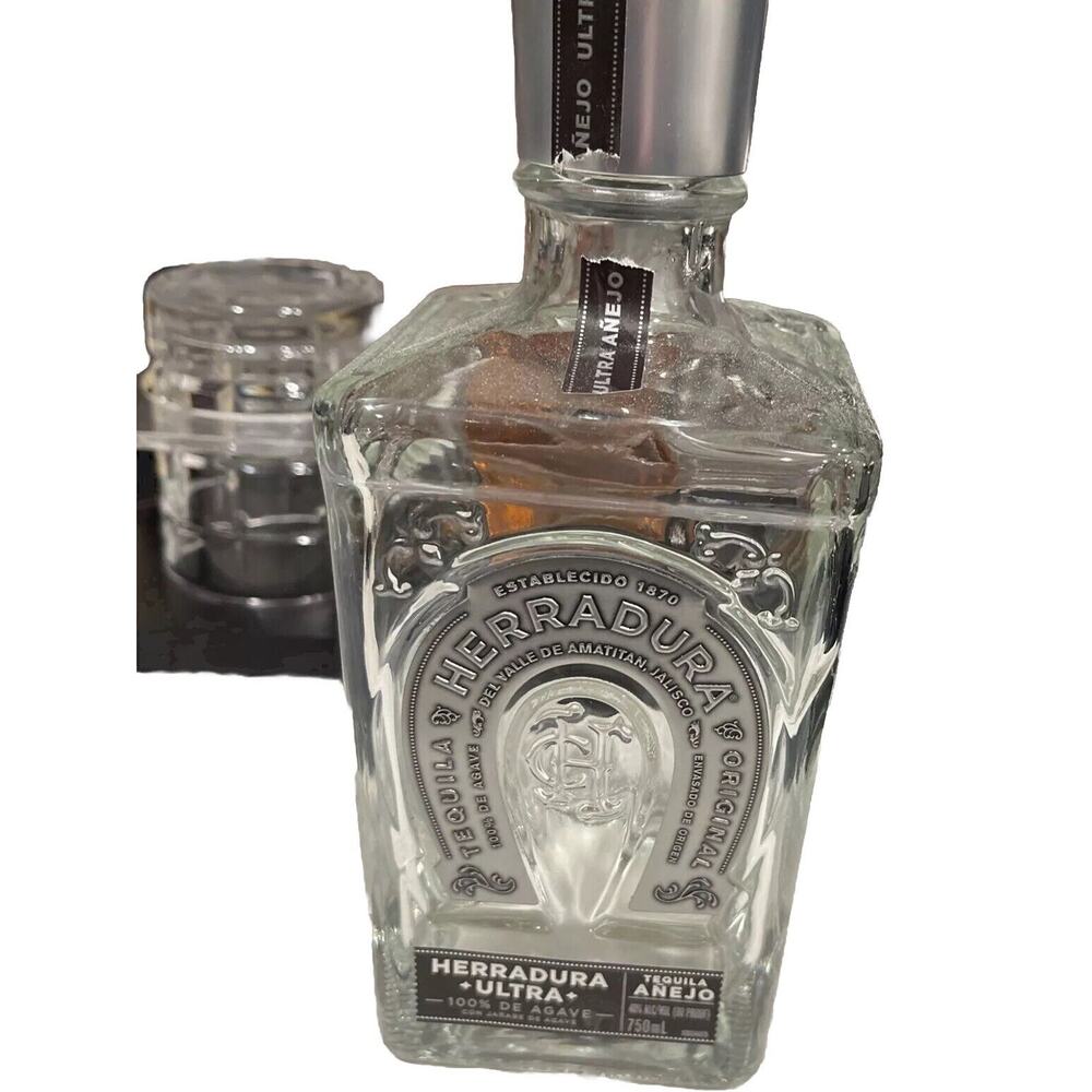 Herradura Ultra - Empty Tequila Glass Bottle - 750ml